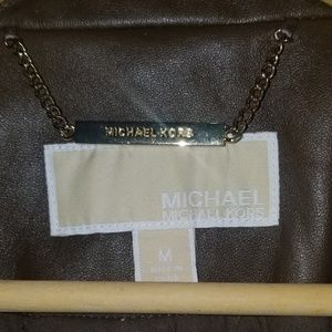 Michael kors leather jacket